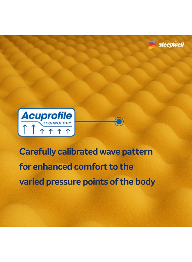 سليب ويل Sleepwell Ortho Pro Profiled Foam | Orthopedic Mattress | Accuprofile Technology | Impressions (Memory) Foam | Spine & Back Supoort | Neem Fresche Technology | Single Size (200L x 90W x 25H cm) | 10 Nights Trial - Image 5